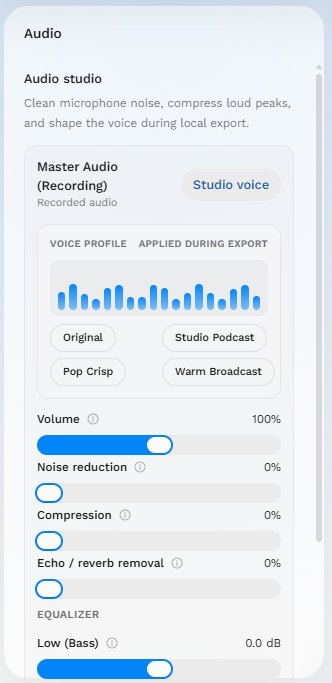 Audio studio