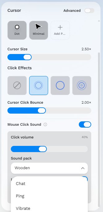Mouse sound packs